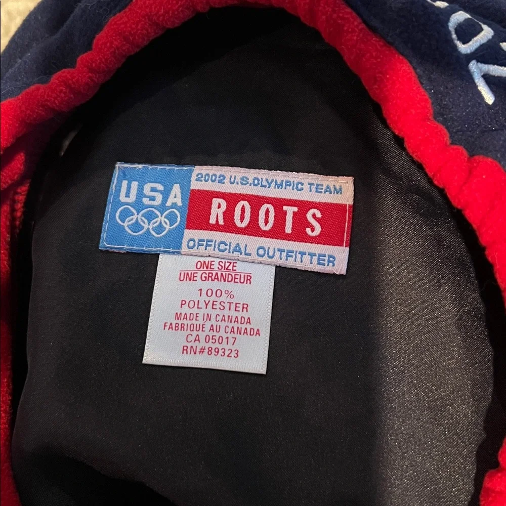 Vintage 2002 beret USA Olympics Hat
